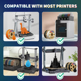 OVERTURE Glow PLA Filament 1.75mm 3D Printer Filament, 1kg Spool (2.2lbs), Dimensional Accuracy +/- 0.02 mm, Fit Most FDM Printer (Green (Glow in Dark)) OVERTURE