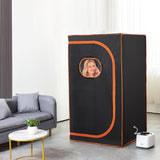 VEVOR Portable Steam Sauna Tent Full Size, 1000W Personal Sauna Blanket Kit for Home Spa, Detoxify & Soothing Heated Body Therapy, Time & Temperature Remote Control with Floor Mat, 2.9’x 2.9’x 5.25’ VEVOR