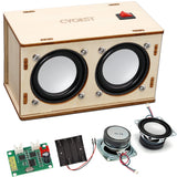 STEM Projects for Kids & Adults Build Your Own Bluetooth Speaker - Science Experiment Electronics Kit | Beginner's Starter DIY Set,STEM Gifts for Teenage Girls + Boys Ages 10 and Up (Dual Speakers) CYOEST