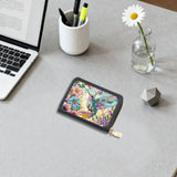 JISHSHAY Diamond Painting Credit Card Holder Hummingbird Diamond Art Credit Card Wallet Bird Gem Art Wallet Gem Painting Coin Purse Mosaic Kits for Adults Billfold Animal Embroidery Kit Billfold JISHSHAY