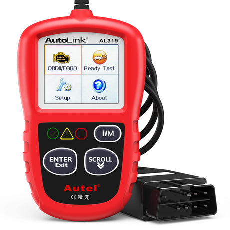 Autel Professional OBD2 Scanner AL319 Code Reader, Enhanced Check and Reset Engine Fault Code, Live Data, Freeze Frame, CAN Car Diagnostic Scan Tools for All OBDII Vehicles After 1996, 2024 Upgraded Autel