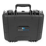 CASEMATIX 13" Two Gun Hard Case for 2 Handguns - TSA Approved Waterproof & Shockproof 2 Pistol Hard Case, Double Handgun Case with Accessory Storage for Multiple Magazines and Other Accessories CASEMATIX