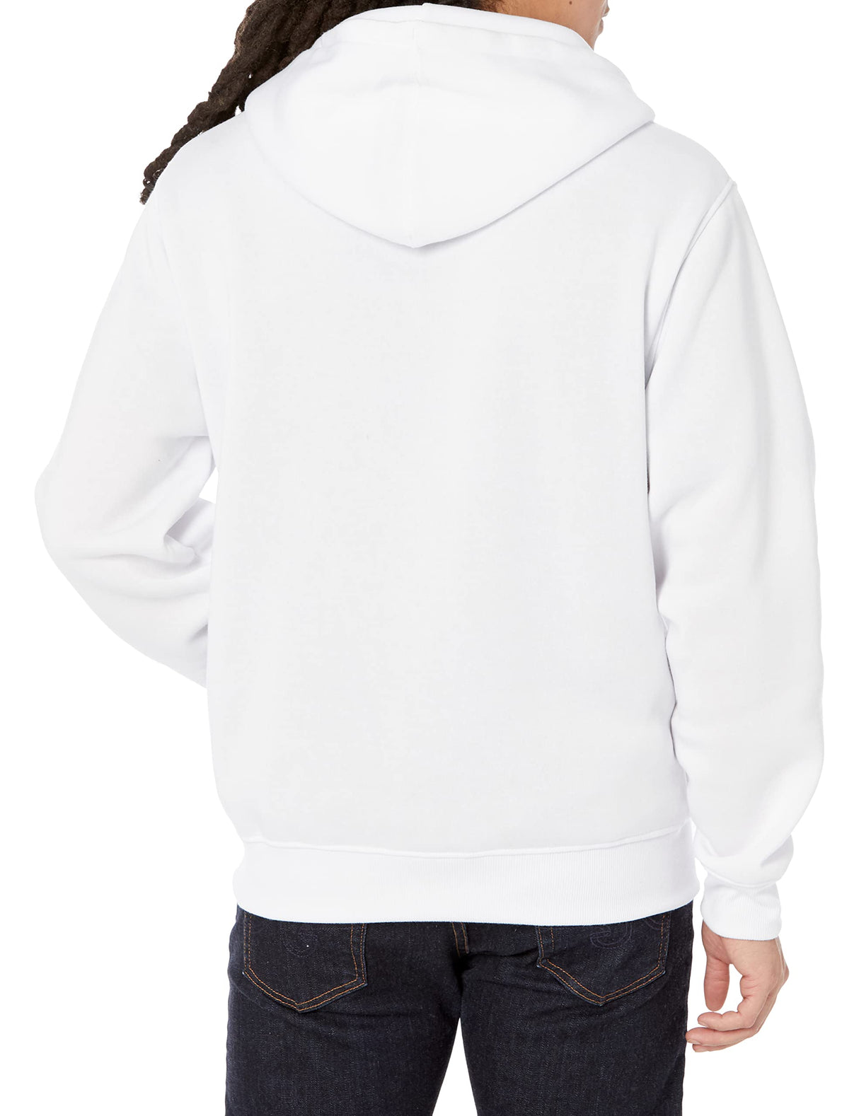 Southpole Men's Basic Fleece Hoodie Sweatshirts-Pullover & Zip Up, White, Large Southpole