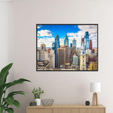 MOER SKY Philadelphia Pennsylvania 5D Full Drill Diamond Painting by Number Kits Philadelphia Downtown Skyline DIY Rhinestone Art Kit Beginners 12X16 Inch MOER SKY