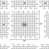 Hephaestus Crafts Blocking Mats for Knitting - Pack of 9 GRAY Blocking Boards with Grids for Needlepoint or Crochet. 150 T-pins Hephaestus