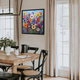 Colorful Flower Puzzles for Adults, Mosaic Plant Floral Puzzle Art, Spring Flower Garden Jigsaw Puzzles 1000 Pieces Painting PICKFORU