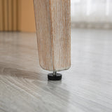 HOMCOM Counter Height Bar Stools Set of 2, 27" Seat Height Upholstered Barstools, Farmhouse Kitchen Island Stools with Nailhead-Trim, Tufted Back and Wooden Legs, Beige HOMCOM