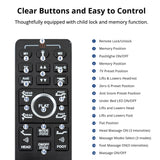 Dyonery Split King Adjustable Bed Base Frame with Wireless Remote + 14 Inch Copper Memory Foam Mattress Bed in a Box, Head and Foot Incline & Massage, Zero Gravity, Fiberglass Free, 80" × 76" Dyonery