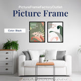 PictureFrameFactoryOutlet 20x27 Puzzle Frame - Showcase Your Artwork and Puzzles with Elegance and Security - 1.25" Black MDF Frame, Hanging Hardware, and Protective Plexi Glass Included PictureFrameFactoryOutlet