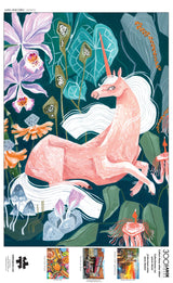 Buffalo Games - Rae Ritchie - Lush Unicorn - 300 Piece Jigsaw Puzzle for Adults -Challenging Puzzle Perfect for Game Nights - Finished Size is 21.25 x 15.00 Buffalo Games