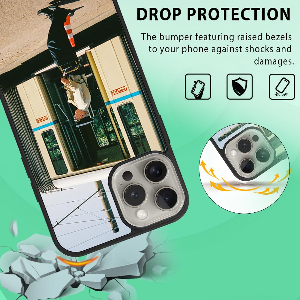 GUESNUY 6 Pieces Sublimation Blank Case Compatible for iPhone 16 Pro Max,Printable Personalized DIY Heat Press Rubber Anti-Slip Protective Custom Phone Cover Cases 6.9 inch Black GUESNUY