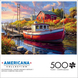 Buffalo Games - Imagine It Images - Old Boathouse - 500 Piece Jigsaw Puzzle for Adults -Challenging Puzzle Perfect for Game Nights - Finished Size is 21.25 x 15.00 Buffalo Games