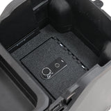 Center Console Safe Gun Safe, WASAI Console Gun Vault Lock box Compatible with RAM 1500/2500/3500 LARAMIE/BIGHORN/POWERWAGON 2019-2025, NOT FIT Cup Holder with Cover, Fingerprint Lock with Backup Key. WASAI