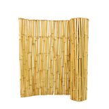 Backyard X-Scapes Natural Bamboo Fencing 6 feet High Outdoor Decorative Rolled Fence Panel 6 ft H x 4 Ft L x 1 in D Backyard X-Scapes