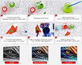 TUMOVO DIY Paint by Number for Adults Dragon Eye and Scales Paint by Numbers Kits for Adults Paintwork with Paintbrushes Color by Numbers Oil Painting Art Crafts 16"x20"(Frameless) TUMOVO