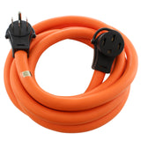 RV/EV/Generator 50A 125/250V NEMA 14-50 Extension Cord with Handles (15FT) AC WORKS