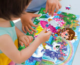 Puzzles for Kids Ages 4-8 Year Old - Princess & Unicorns,100 Piece Jigsaw Puzzle for Toddler Children Learning Educational Puzzles Toys RANSUNN