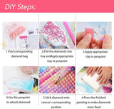 Ohhvvow Glowing Elk Diamond Painting Kits for Adults, 12x16 Inch 5D DIY Full Round Drill Diamond Art Dots for Home Wall Decor, Gift for DIY Craft Lovers & Beginners Ohhvvow