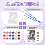 Yunruily Paint by Numbers Kits for Adults Landscape-Paint by Numbers for Adults Canvas,Paint by Number Adult for Gifts Home Wall Decor (16x20inch) Yunruily