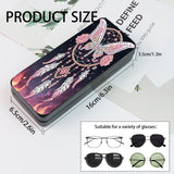JZHYOAN Diamond Art Eyeglass Case, Butterfly DIY Sunglasses Storage Box, DIY Glasses Ornament 5D Diamond Art Glasses Holder, Suitable for Traveling Indoor Outdoor Multi-Scenes Gift Giving JZHYOAN