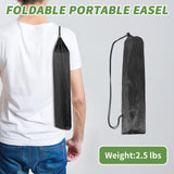 PUJIANG 6 Pack Easel for Display, Foldable Easel Stand, Metal Easels for Displaying Pictures, 63" Easels for Signs Wedding Poster Sign Holder, Art Easel for Painting with Case PUJIANG