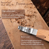DenniesCare Wood Carving Kit Wood Whittling Kit for beginners 20pcs Wood Carving Tools with 4pcs carving knife, Basswood Wood Blocks, Gloves, Storage Bag, Frosted Sponge, Gifts Set DenniesCare