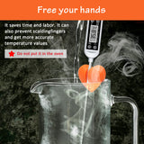 Windspeed Thermometer Pot Clip Holder(No Thermometer Include), 2Pcs Candy Thermometer Pot Clip Holder for Digital Thermometer Holder for Candle Soap Jam Candy Milk Chocolate Cooking Windspeed