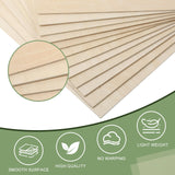 48 Pack Basswood Sheets 1/8x12x12 Inch, Unfinished Wood for Crafts, 3mm Basswood for Laser Cutting & Engraving, Wood Burining,Architectural Models, Wood Board for Painting. ESRICH
