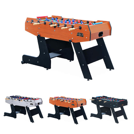 KICK Majesty 55" Folding Foosball Table (Brown) KICK
