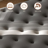 Lechepussleep Full Mattress,Lechepus 14Inch Soft Memory Foam Hybrid Mattress in Box,Plush Feel Full Size Mattress with Supportive Pocket Coil for Back Pain Relief,Motion Isolation,None of Fiberglass Lechepussleep