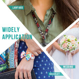 PYD Life 6 Rolls Sublimation Satin Ribbon 3/4 Inch x 40 Ft White Blanks Double Faced for Heat Transfer Print,Satin Ribbon for Craft Gift Wrapping,Wedding Decor,Bow Making PYD Life