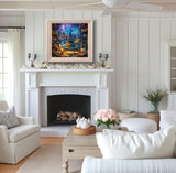 BYGFHLYW 5D Diamond Painting Kits for Adults, Magical Hat Diamond Art Kits for Adults Beginner, DIY Full Drill Diamond Dot Gem Painting for Home Wall Decor 13.7x13.7 inch BYGFHLYW