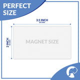 Business Card Magnets Pack of 100 – Customize with Peel and Stick Adhesive Magnet to Create Personalized Magnetic Business Cards as Promotional Items - Essential Large, Mid and Small Business Supplies labphant