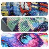 JFYHAB 5D Phoenix Diamond Painting Kits for Adult, Fire Phoenix Full Drill Round Diamond Cross Stitch Colorful Painting by Number Rhinestone Embroidery Arts Craft Diamond Art 12x12 inch JFYHAB