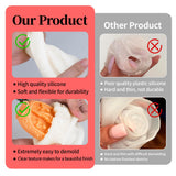 MGLIFEUL 8Pcs Rose Flower Tulip Peony Heart Candle Soap Wax Mold Valentine Day Silicone for Small Butter Candles Chocolate Making Molds Silicones Shapes Moldes De Rosas Silicona para Velas MGLIFEUL