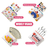 20 Pack Sublimation Blanks Tote bags, MAFYE Reusable Grocery Bags DIY Heat Transfer Canvas Tote Bags Cosmetic Makeup Bags Shopping Bags W/Customized Color for DIY, Advertising, Christmas Craft Present MAFYE