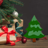 8 x 10 Inch Wooden Christmas Tree Cutout Christmas Unfinished Wooden Ornaments Blank Christmas Tree Craft Wooden Decorations for DIY Christmas Party Decor (12 Pieces) Jetec