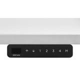 Uplift Desk Bamboo (60 x 30 inch) Standing Desk 2-Leg V2 Adjustable Stand Up C-Frame (Indus.), Advanced Keypad, Wire Grommets, Wire Tray, Rocker Board UPLIFTDESK