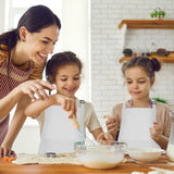 Bouiexye 10 Pack Kids Apron Adjustable Children Apron with 2 Pockets Children Chef Painting Aprons for Cooking Baking Painting Crafts Making (White) Bouiexye