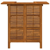 vidaXL Solid Acacia Wood Bar Table, Bistro Table, Garden Furniture vidaXL