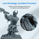 ANYCUBIC 3D Printer Resin, 405nm LCD UV-Curing 3D Resin, High Precision & Rapid Photopolymer Resin for LCD/DLP/SLA Resin 3D Printer (HD Grey, 1kg) ANYCUBIC