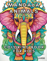 Mandala Animals: Coloring Book for Kids - Calming Art for Kids, Mindfulness Activity, Mandala Animal Coloring ZONULAR
