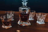 Star Trek: The Next Generation 5-Piece Whiskey Decanter Set | USS Enterprise Themed Party Shot Glasses For Home Barware Collection | Each Glass Holds 10 Ounces Star Trek