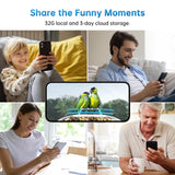 SMONET Bird Feeder with Camera B300: Smart Birdhouse Camera AI Recognition Solar Powered,Outdoor Wireless WiFi Birdfeeder Watching Live Video,Funny Birthday Gifts for Mom Mother Grandma Daughter SMONET