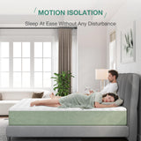 Novilla 12 Inch King Size Memory Foam Mattress with Cooling Gel Foam & Soft Cover for Spine Support & Pain Relief Medium Plush King Size Bed Mattress in a Box Novilla