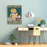 MOGTAA Inspirational Paint by Numbers, Cat Oil Painting Kits for Adults Kids, DIY Inspirational Paint by Numbers on Canvas Drawing Paintwork with Paintbrushes Acrylic Pigment for Home Decor (40x50cm) MOGTAA