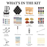 SAEUYVB Candle Making Kit with Wax Melter, Candle Making Kit for Adults - DIY Starter Soy Candle Making Kit/Supplies-Perfect as Home Decoration SAEUYVB