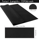 HaoFeijh Black Felt Fabric 72 * 36 Inch Wide 1.6mm,Fabric Sheets Soft Woven Acrylic Craft Fabric for DIY Craftwork Sewing Patchwork,Craft Felt HaoFeiJH