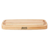 John Boos Boos Block CB Series Large Reversible Wood Cutting Board with Juice Groove, 1.5-Inch Thickness, 18" x 10.5" x 1 1/2", Maple John Boos