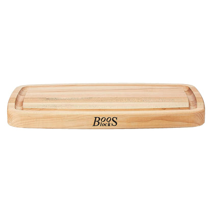 John Boos Boos Block CB Series Large Reversible Wood Cutting Board with Juice Groove, 1.5-Inch Thickness, 18" x 10.5" x 1 1/2", Maple